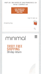 Mobile Screenshot of minimal.com